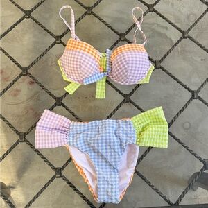 Calzedonia Gingham Bikini Set
